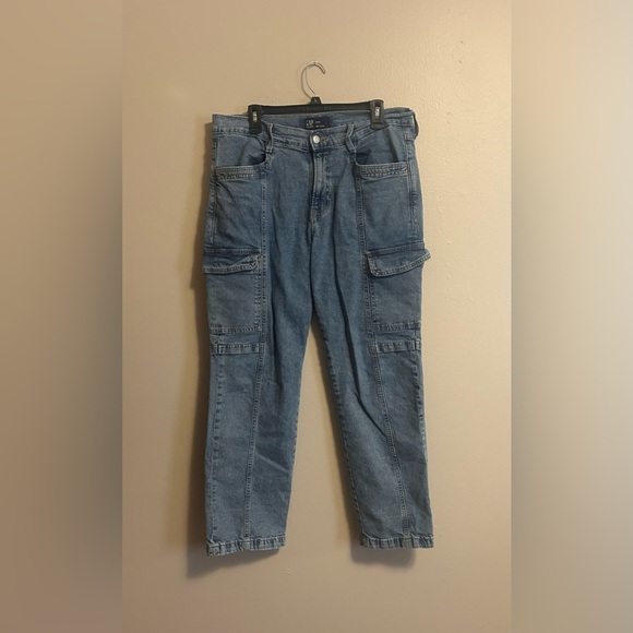 Gap Mid Rise '90s Loose Jeans Size 12/31 R - Picture 2 of 4